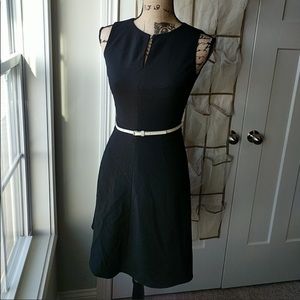 Calvin Klein Black Career Dress Size 2P